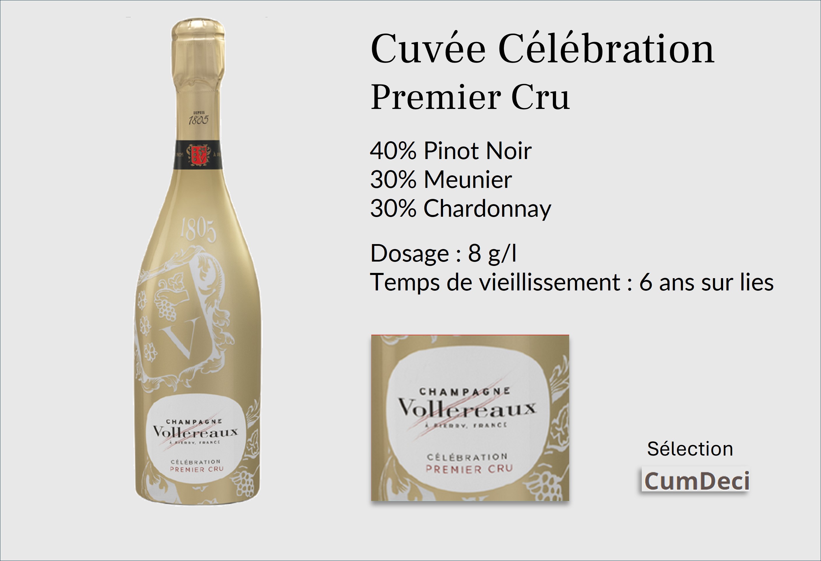 champagne vollereaux brut premier cru