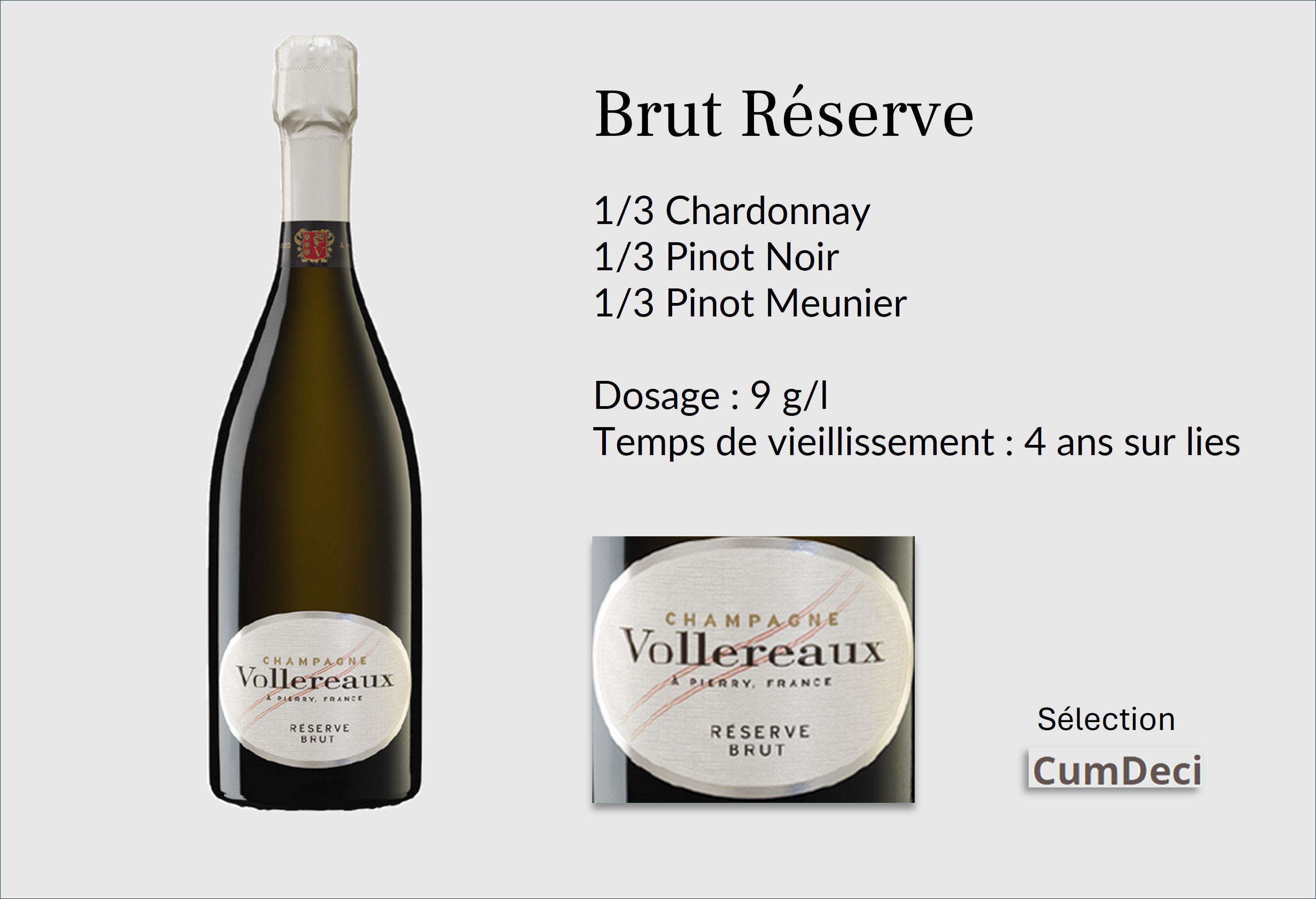 champagne vollereaux brut reserve